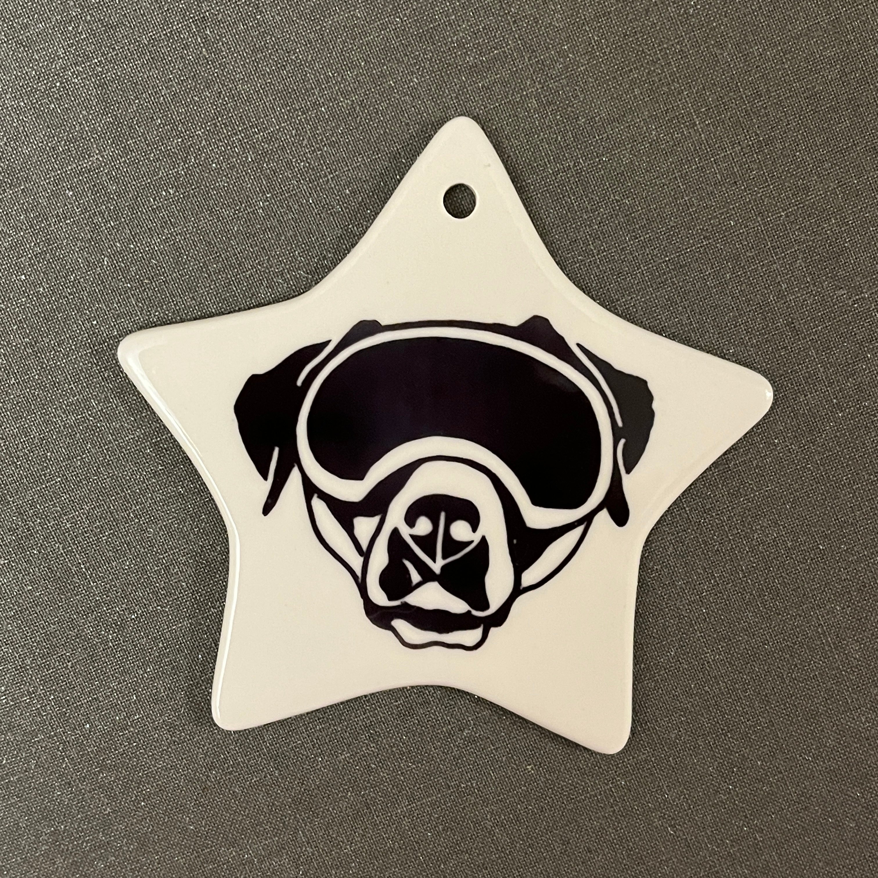 PORCELAIN STAR ORNAMENT